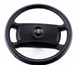 Lenkrad beziehen mit Leder für Mercedes W123 W124 W126 McarStyling - Picture 1 of 5