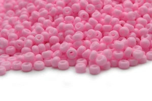 Cuentas de semillas rosadas opacas Miyuki Rocailles 6/0 RR-415 - Imagen 1 de 1