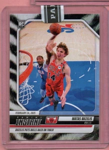 Matas Buzelis 2024-25 Panini Instant NBA Rookie White Tiger RC 1/5 Bulls - Picture 1 of 2