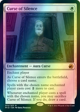 Curse of Silence FOIL, Innistrad: Midnight Hunt, NM/M PREORDER