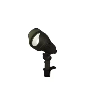 HB 390 Lumen Millennium Black LED Outdoor Landscape Flood Light (ON) - Picture 1 of 4