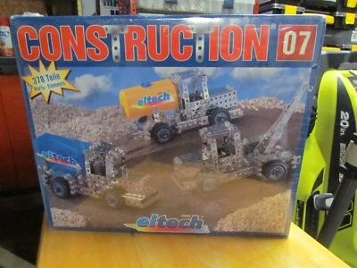 German Eitech Construction 07 Metal Building Toy Set STEM New Sealed 378 Parts - Image 1 of 4