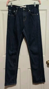 Levi's 502 Regular Taper Jeans 18 Reg 29 x 29 Dark Wash Stretch Denim Classic - Picture 1 of 6