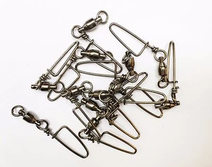 Cuscinetto a sfera a scatto Offshore Tackle Coastlock girevoli misura #3 75 libbre test - 20 pezzi - Foto 1 di 1