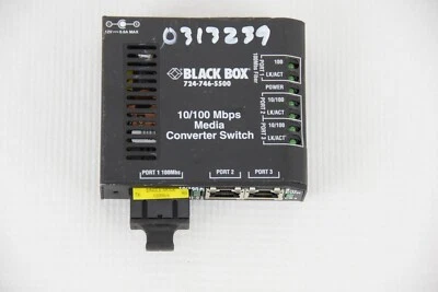 Black Box LBH100A-SSC 10/100 Mbps Media Converter Switch - Image 1 of 4