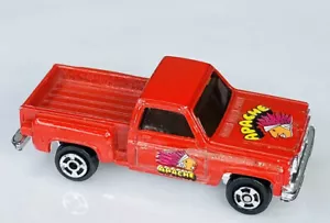 Chevrolet Apache Truck 1981 made in Hong Kong 1:64 Red Silverado - Picture 1 of 6