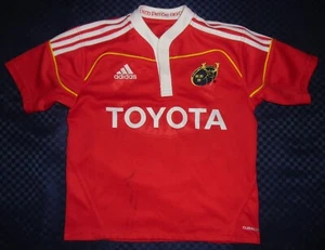 MUNSTER RUGBY / 2007-2008 Home - ADIDAS - JUNIOR Shirt / Jersey. Age: 9-10 yrs - Zdjęcie 1 z 16
