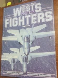 1984 Wests Modern Fighters Aircraft Warplane Book Doug Richardson HCDJ - Imagen 1 de 2