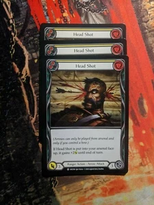 Flesh and Blood Card: (3x) Head Shot (ARC058) - Picture 1 of 1