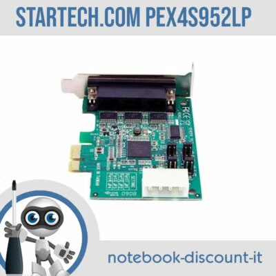 STARTECH.COM PEX4S952LP Scheda PCI Express Seriale Nativa LOW PROFILE TESTED - Immagine 1 di 4