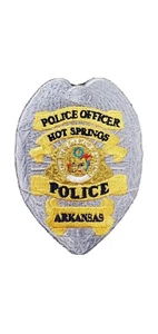 Hot Springs Arkansas Police Officer Patch  - Bild 1 von 1