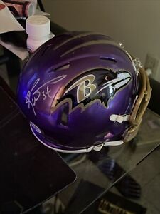Ricky Williams Baltimore Ravens signed Flash mini helmet PSA cert