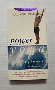 Living Yoga’s Power Yoga For Strength For Beginners VHS Rodney Yee - Picture 1 of 6