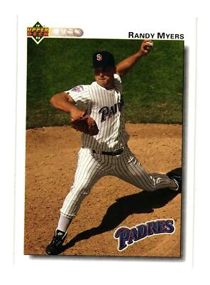 1992 Upper Deck #741 Randy Myers San Diego Padres - Image 1 of 2