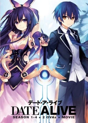 DVD Anime Date A Live Complete Series Season 1-4 (1-46 End)+2 OVA +Movie English - Image 1 of 2