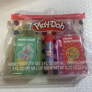 Play-Doh KIDS TRAVEL SIZE KIT Scented Cherry Lip Balm Vanilla Hand Soap Cleaner - Picture 1 of 11