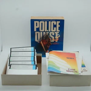 Police Quest 3 The Kindred - PC Big Box 5.25" Disketten - OVP Anleitung Sehr Gut - Bild 1 von 16