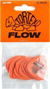 Dunlop 558P60 Tortex Flow Standard 0,60 mm - Paquete de 12 selecciones de guitarra para reproductor - Imagen 1 de 3