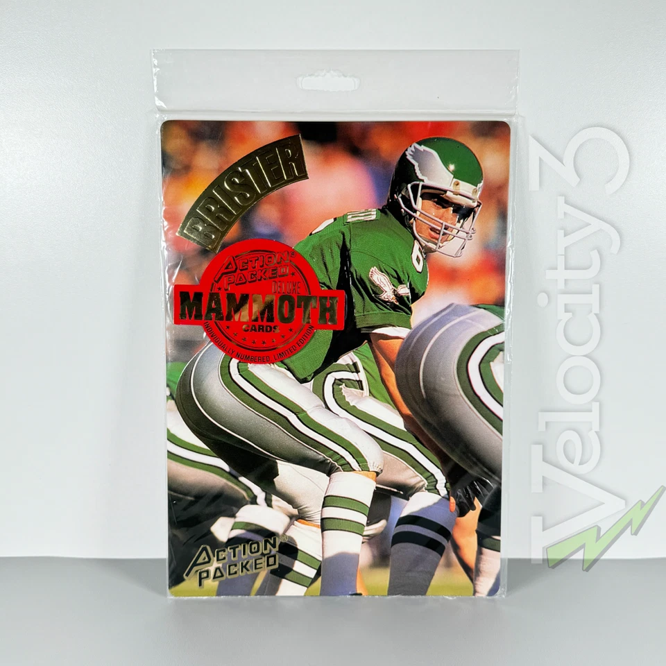 1994 Action Packed Deluxe MAMMOTH NFL Card: BUBBY BRISTER MM26 - 2397/25000 - Image 1 of 4