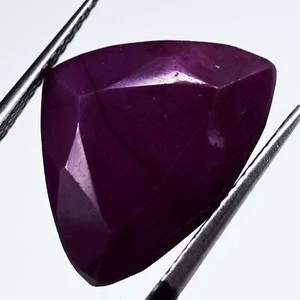 Piedra preciosa suelta rubí natural rosa púrpura forma elegante de 8 quilates 16,2 x 12,5 mm - Imagen 1 de 4