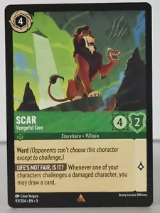 Cicatriz - Cielos Brillantes - 93/204 - Lorcana TCG - Raro - Imagen 1 de 6