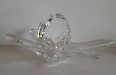 Ancienne Coupe A Fruits En Cristal De Vannes - Photo 1/4