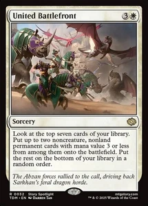 Magic The Gathering United Battlefront Tarkir: Dragonstorm 0032 regular raro - Imagen 1 de 3