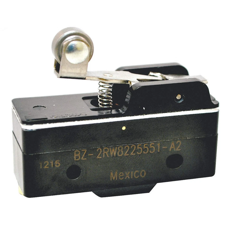 Interruptor SnapAction HONEYWELL BZ-2RW8225551-A2, palanca de rodillo, 1NO/1NC 24A076 Foto 1 de 1