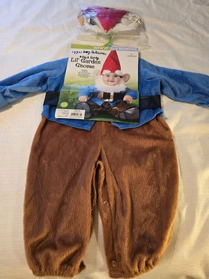In Character Lil Garden Baby Gnome Costume Halloween 0-6 Months New! - Image 1 of 4