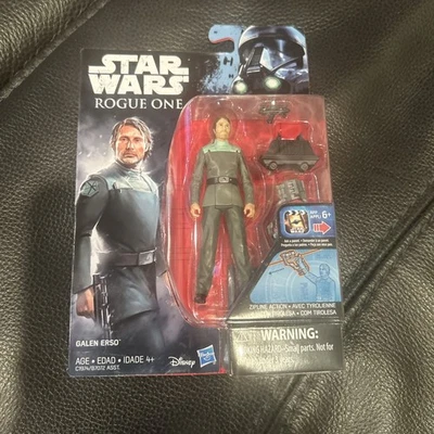 Figura de acción Star Wars Rogue One GALEN ERSO [Hasbro, 2016] ¡NUEVA EN PAQUETE! Exclusivo Foto 1 de 2