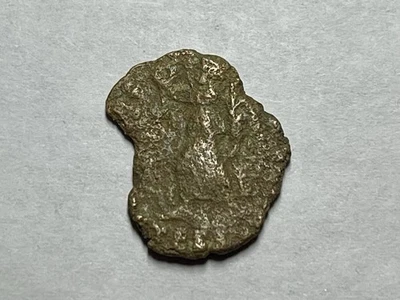 ⚔️ Ancient Rome-Æ3 Follis Constans I 342-343 AD-Victory Holding Wreath & Palm - Image 1 of 4