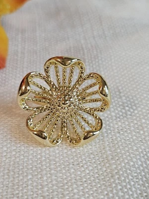 Anillo ajustable relleno de oro 14k Foto 1 de 4