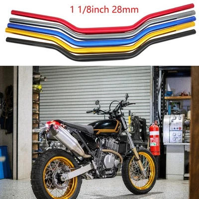 For Suzuki DR650 DR-Z400S DR-Z400SM Motorbike Handlebar 1 1/8" 28mm Fat Bar US - Image 1 of 4