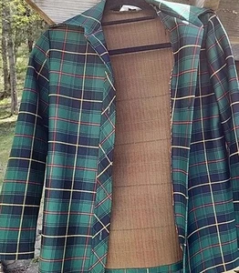 Vintage Sears Plaid Jacket Size Small - Picture 1 of 6
