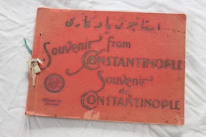 Vintage SOUVENIR of CONSTANTINOPLE Album of 22 colour 9x6 photographs - Picture 1 of 8