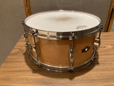 Beautiful George Way 6.5” x 14” Maple Tuxedo Series Snare Drum - Exc. Cond! - Image 1 of 4