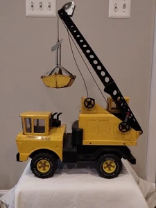 Vintage Mighty TONKA Crane Pressed Steel Truck 3940 All Original Shovel Digger - Picture 1 of 12