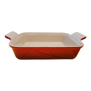Le Creuset Stoneware Heritage Rectangular Dish, Stoneware 26 cm 2.5 qt. NWT-Cher - Picture 1 of 3