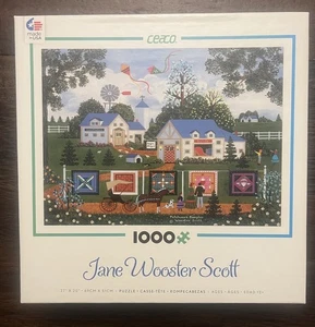 Patchwork Sampler von Jane Wooster Scott 1000 Teile Puzzle Made in USA - Bild 1 von 3