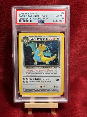 2002 Dark Dragonite Legendary Collection Holo #5/110 PSA 6 - Image 1 of 2