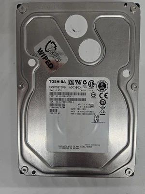 Toshiba MK2002TSKB 7.2K 3.0Gbps 64MB 2TB Enterprise 3.5" SATA Hard Drive - Image 1 of 2