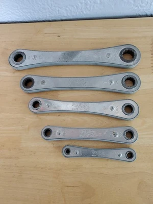 HUSKY Metric 5pc Rachet Box End Wrench Set USA Read Description - Image 1 of 4