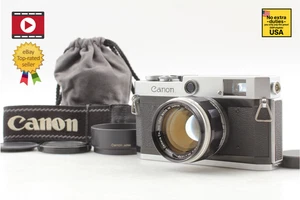 [ TOP MINT w/ Strap Hood] Canon P 35mm Film Camera 50mm F1.4 L39 Lens From JAPAN - Picture 1 of 15