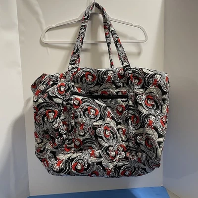 Bolso de Mano Betty Boop Corazón Fin de Semana/Durante la Noche Acolchado Algodón Talla Grande Negro Rojo Foto 1 de 4