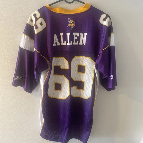 Minnesota Vikings Jared Allen NFL Football Jersey Reebok Size M Cover