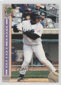 1999 Q Cards Norwich Navigators Victor Valencia #24 Rookie RC