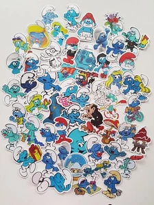 Set: 50x Cartoon Sticker Sticker Bomb - The Smurfs / The Smurfs - Picture 1 of 5