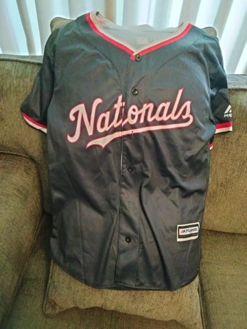 Washington Nationals #31 Max Scherzer Adult Medium Jersey Cover