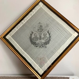 Bufanda de seda 1898 Manila capturada 13 de agosto enmarcada profesionalmente - Imagen 1 de 12