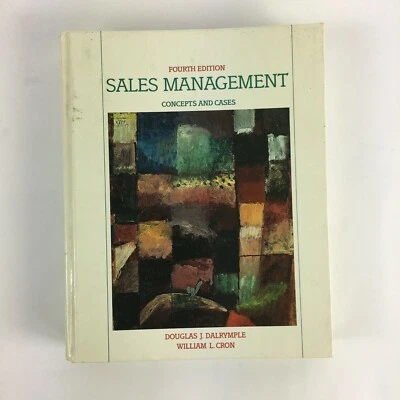 Sales Management Concepts and Cases Douglas J.Dalrymple William L.Cron 4th Ed. - Image 1 of 4